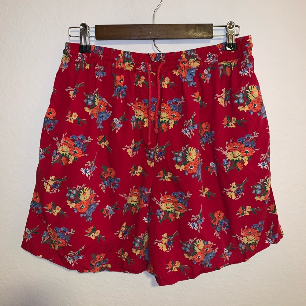 Krazy Kat Floral swim trunks